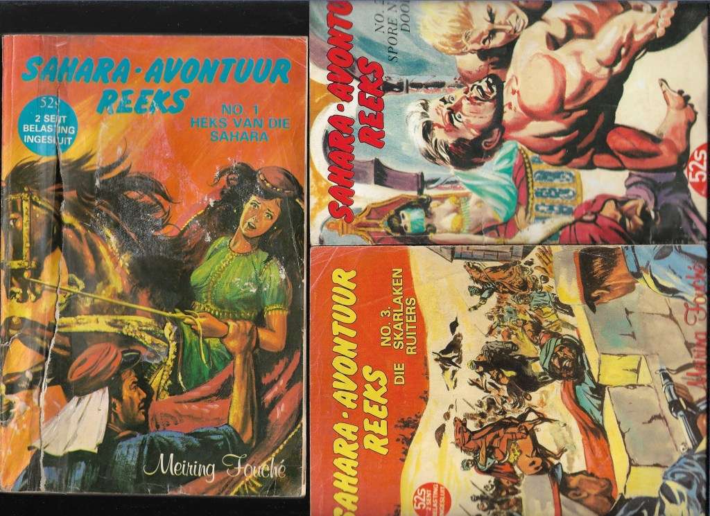 SAHARA- AVONTUUR REEKS- MEIRING FOUCHE- 22 PRONKBOEKIES