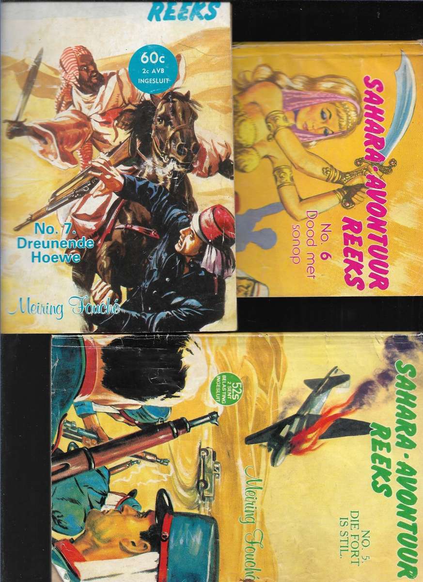 SAHARA- AVONTUUR REEKS- MEIRING FOUCHE- 22 PRONKBOEKIES