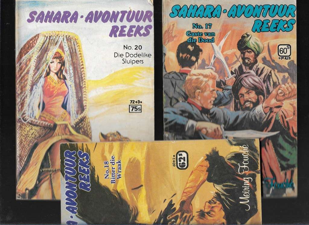 SAHARA- AVONTUUR REEKS- MEIRING FOUCHE- 22 PRONKBOEKIES