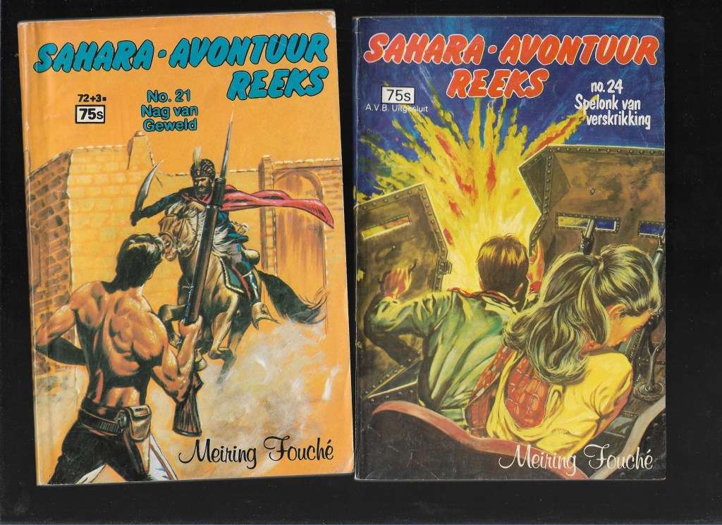 SAHARA- AVONTUUR REEKS- MEIRING FOUCHE- 22 PRONKBOEKIES