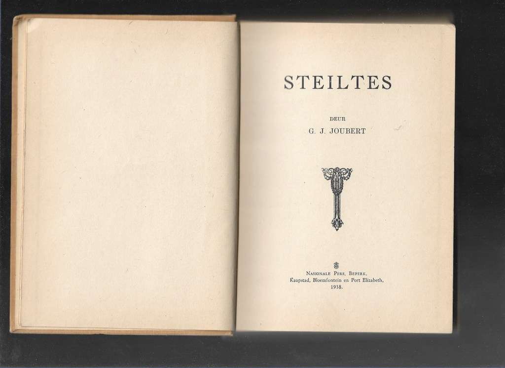 STEILTES- G. J. JOUBERT