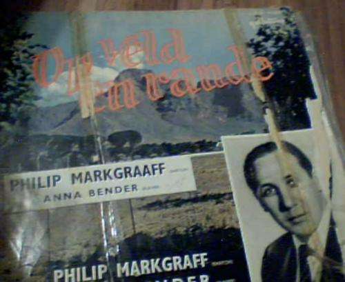 OP VELD EN RANDE- PHILIP MARKGRAAFF - ANNA BENDER ( LP ALBUM VINYL)