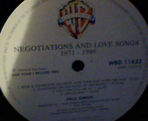 NEGOTIATIONS AND LOVE SONGS- 1971-1986- PAUL SIMON