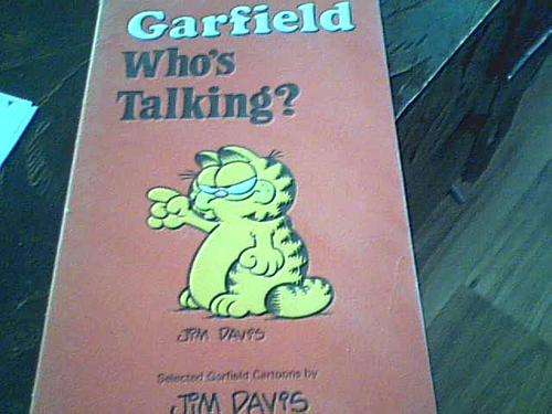 GARFIELD- WHO'S TALKING- JIM DAVIS