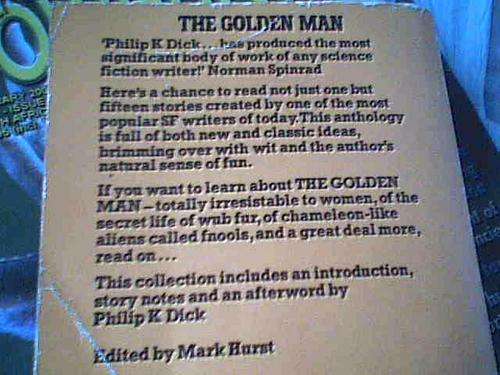 THE GOLDEN MAN- PHILIP K DICK