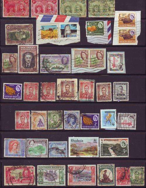 RHODESIA - Mix of Rhodesian Stamps - Unchecked for Varieties - Nice to fill your albums