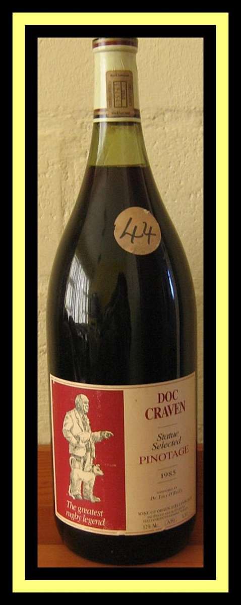 *** 1.5LT PINOTAGE - 1985 DOC CRAVEN  ***