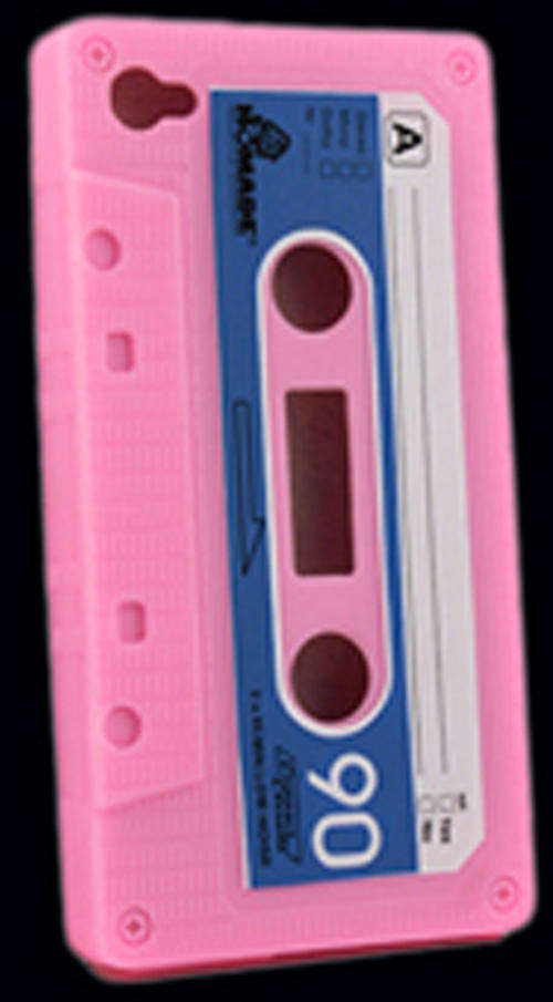 RETRO PINK TAPE SKIN CASE COVER SKIN FOR iPHONE 4 & 4S