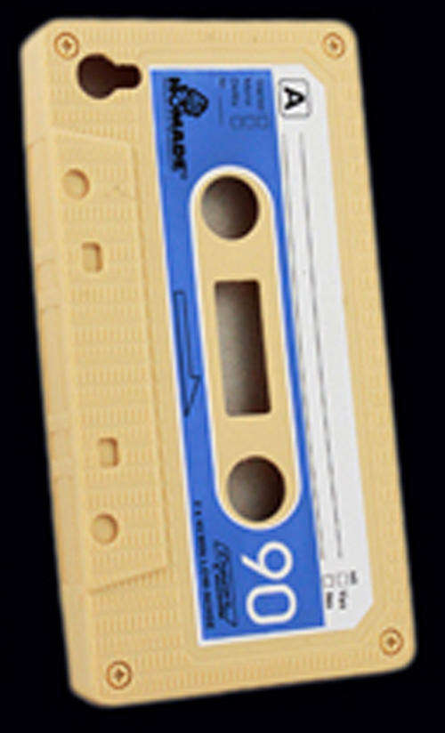 RETRO BEIGE TAPE SKIN CASE COVER SKIN FOR iPHONE 4 & 4S