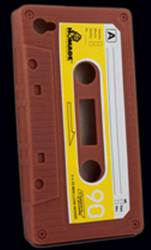RETRO BROWN TAPE SKIN CASE COVER SKIN FOR iPHONE 4 & 4S