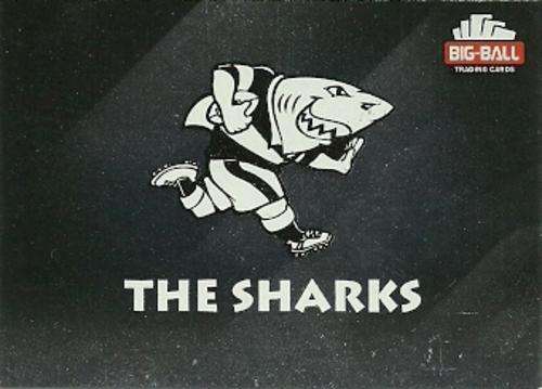 THE SHARKS - 2012 BIG BALL RUGBY LOGO CARD 199