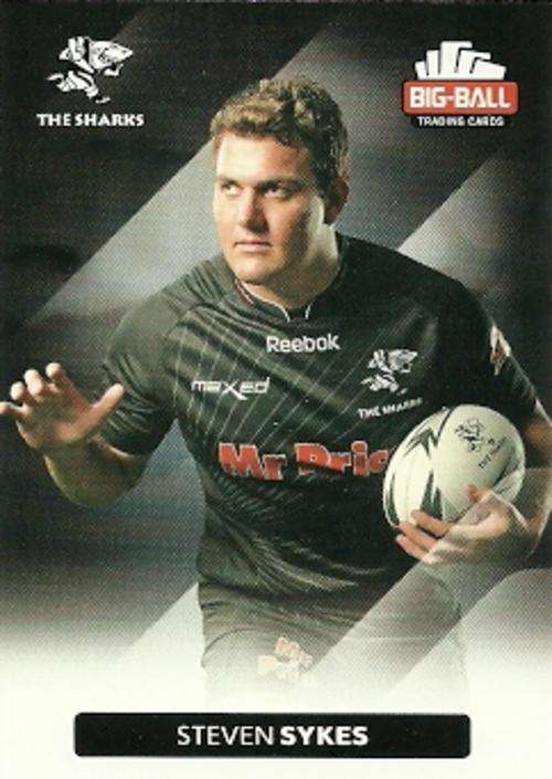STEVEN SYKES - 2012 BIG BALL RUGBY BASE CARD 244