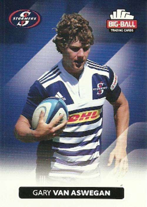 GARY VAN ASWEGAN - 2012 BIG BALL RUGBY BASE CARD 176
