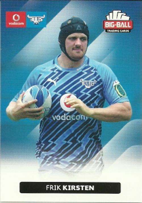 FRIK KIRSTEN - 2012 BIG BALL RUGBY BASE CARD 026