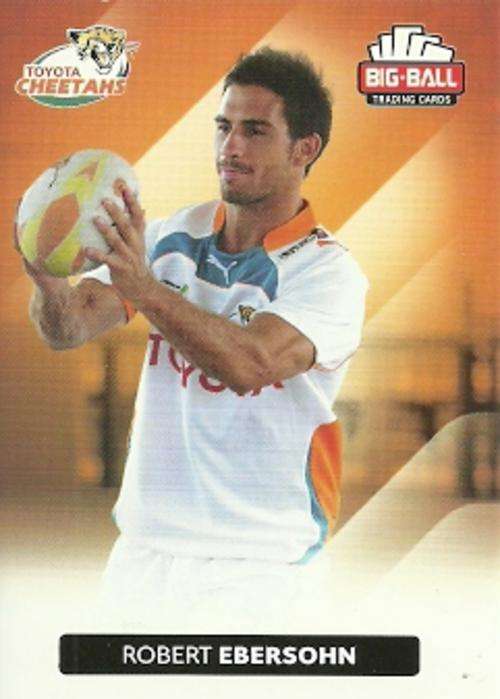 ROBERT EBERSOHN - 2012 BIG BALL RUGBY BASE CARD 091