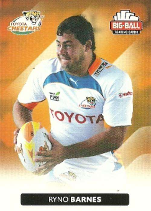 RYNO BARNES - 2012 BIG BALL RUGBY BASE CARD 093