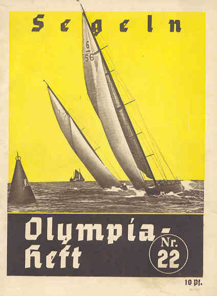 1936 Berlin Olympic Games Booklet Nr. 22 - Seglen