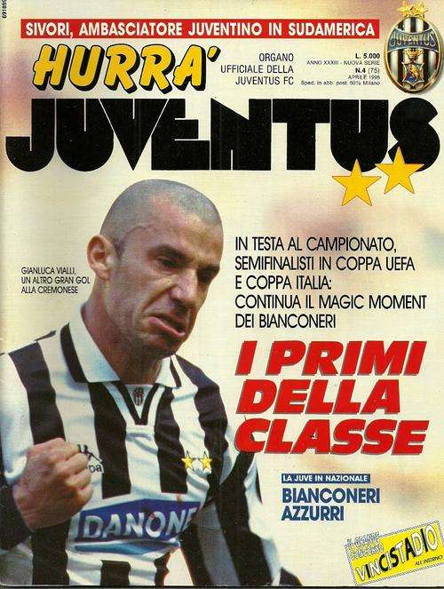 Juventus v Borussia Dortmund ( Germany ) 1994/95 UEFA Cup Semi Final 1st Leg Match Programme