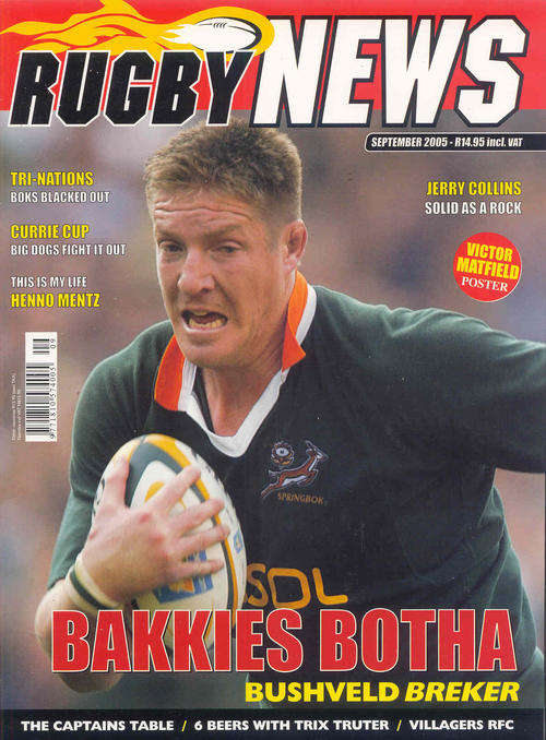 SA Rugby News Magazine September 2005