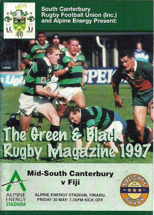 Mid-South Canterbury v Fiji 1997 Tour Match Programme