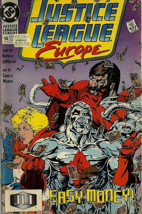 JUSTICE LEAGUE EUROPE - Issue # 10 Jan 1990