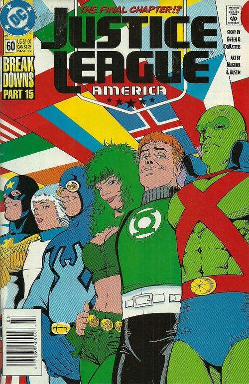 JUSTICE LEAGUE AMERICA - Issue # 60 Mar 1992
