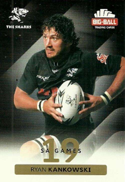 RYAN KANKOWSKI - 2012 BIG BALL RUGBY BASE CARD 242