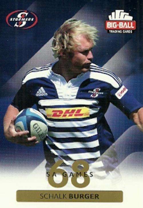 SCHALK BURGER - 2012 BIG BALL RUGBY BASE CARD 194