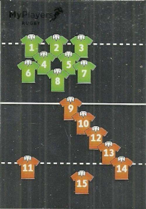 RUGBY POSITIONS - 2014 BIG BALL HEROES FOIL CARD # 128