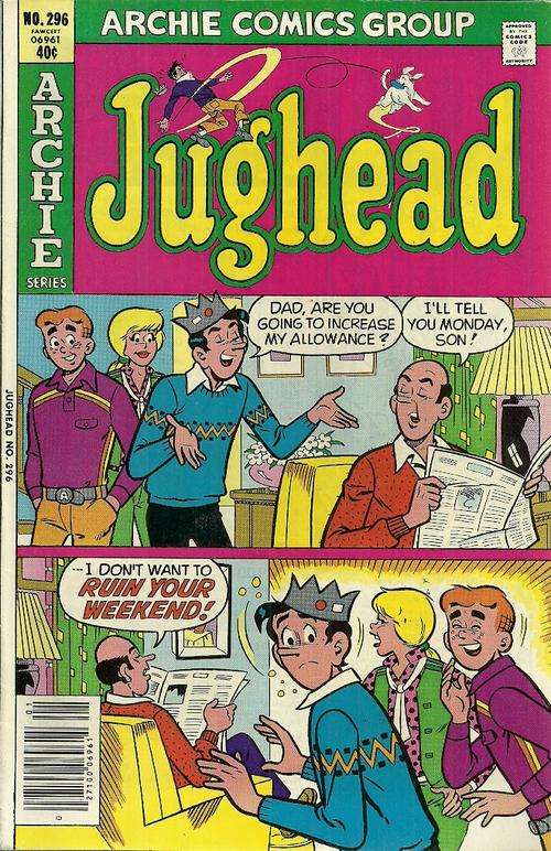 Archie Series - Jughead Issue # 296 Jan 1980