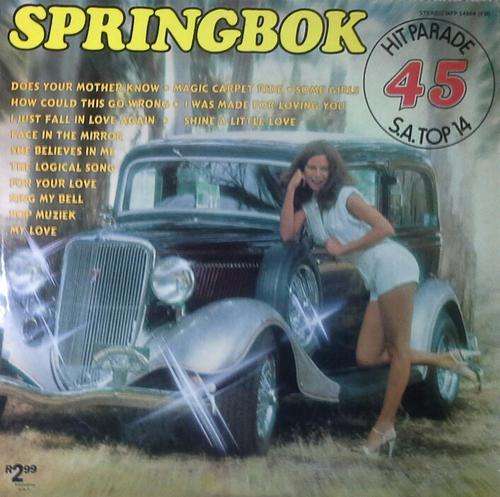 SPRINGBOK HIT PARADE Vol 45 LP Vinyl Record