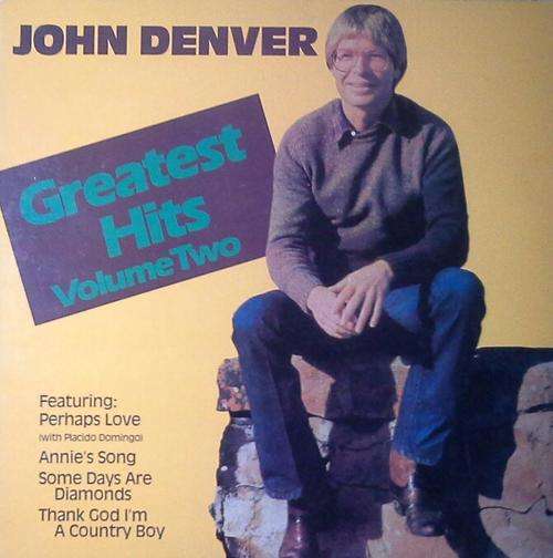 John Denver Greatest Hits Vol. 2  LP Vinyl Record