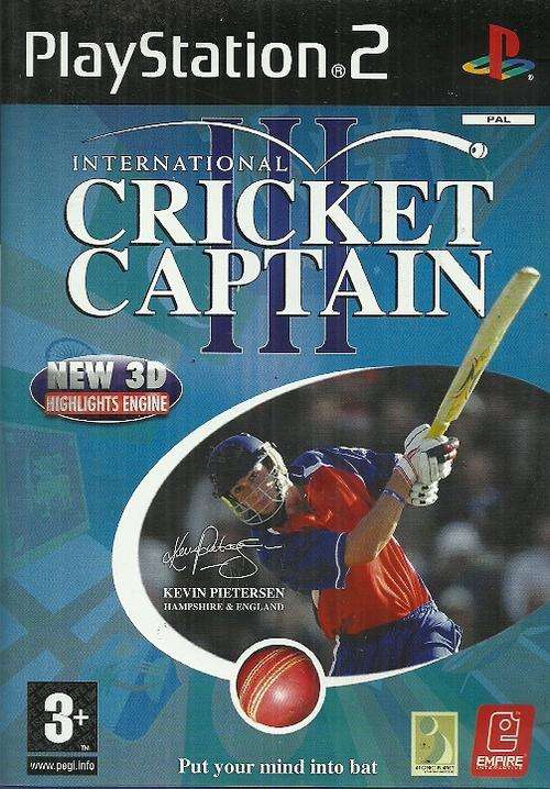 International Cricket Captain lll - Play Station 2