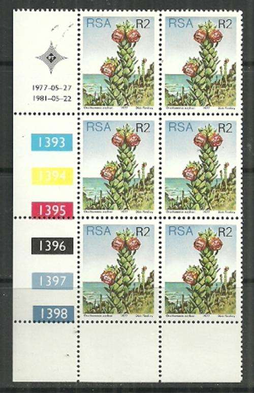 South Africa - 1977 Protea R2 / 22-05-1981 SACC 434a MNH