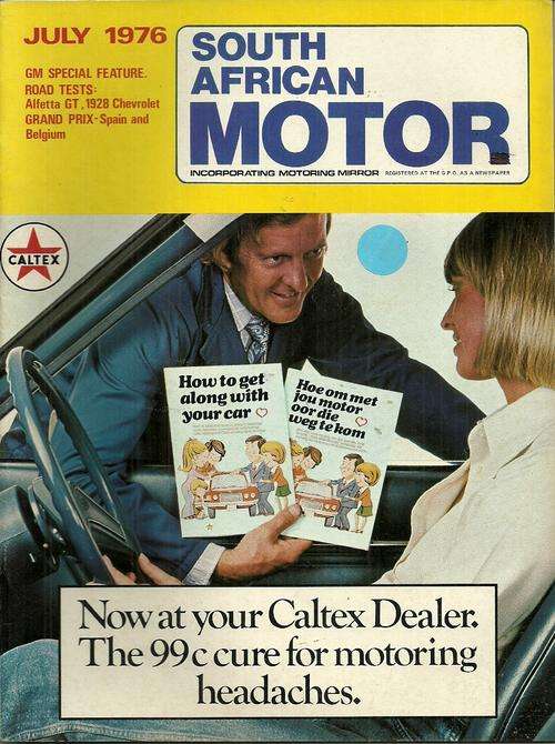 South African MOTOR Magazine - July 1976 Issue