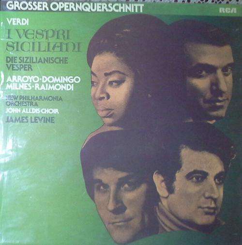 Verdi - I Vespri Siciliani  LP Vinyl Record