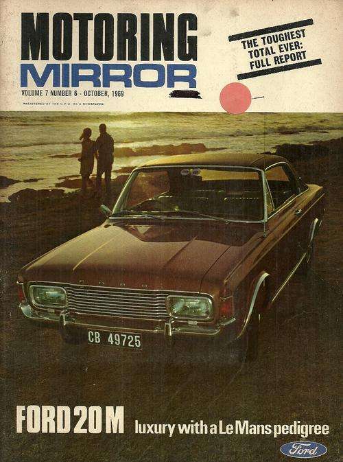 Motoring Mirror Magazine - Oct 1969 Issue