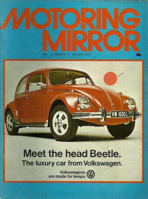 Motoring Mirror Magazine - Mar 1972 Issue