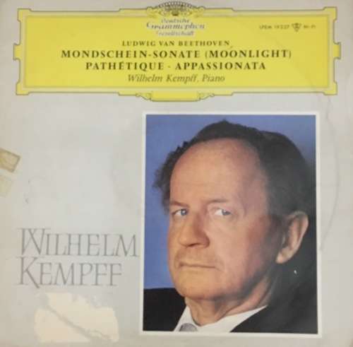 WILHELM KEMPFF - LUDWIG VAN BEETHOVEN : MONDSCHEIN-SONATE ( MOONLIGHT ) LP Vinyl Record