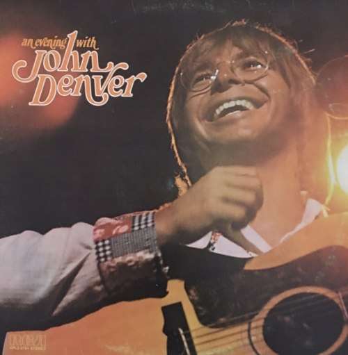 an evening with JOHN DENVER 2 LPs Vinyl Record Set