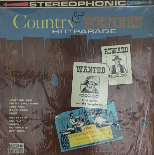 Country & Western Hit Parade LP Vinyl Record