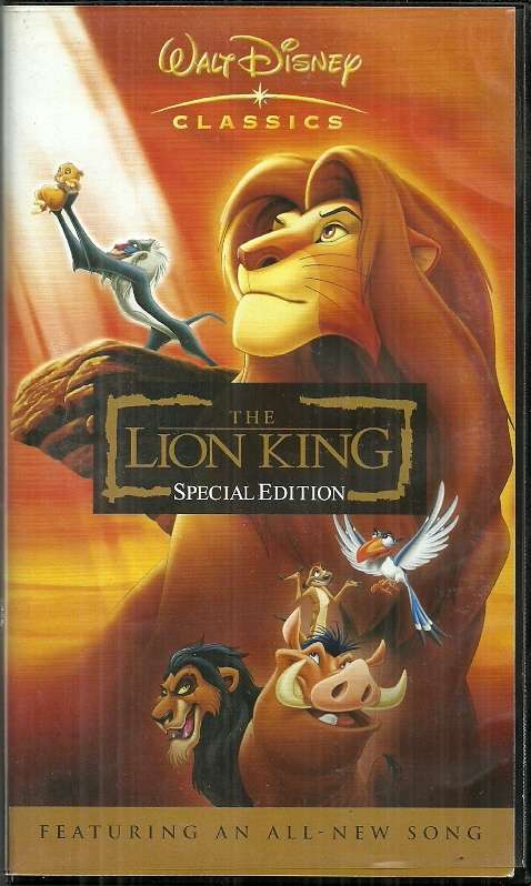 Walt Disney : The Lion King ( Special Edition ) - VHS Tape