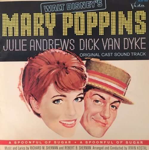 Walt Disney's MARY POPPINS - Julie Andrews & Dick Van Dyke LP Vinyl Record