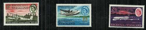 Rhodesia and Nyasaland - 1962 30th Anniversary of 1st London to Rhodesia Airmail Service MNH
