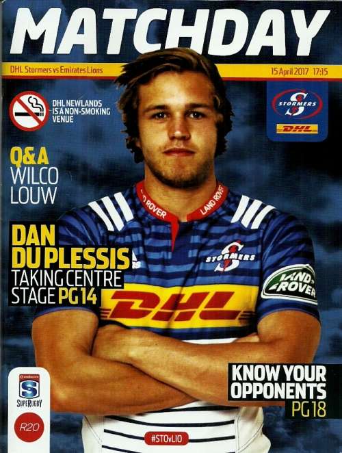 Stormers v Lions 2017 SupeRugby Match Programme