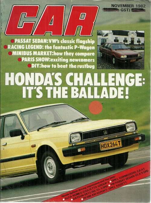 CAR Magazine - Nov 1982 Issue