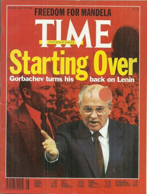 TIME Magazine : Freedom for Mandela / Starting Over - Feb 19th 1990 Issue