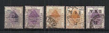 Orange Free State Collection of Stamps Used