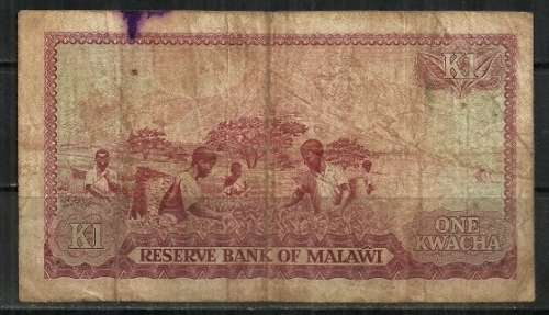 Malawi - 1976 1 Kwacha Fair Used