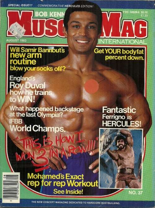 Muscle Mag International Bodybuilding Magazine - Aug 1983
